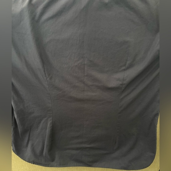 TED BAKER Navy Dress Shirt | Bold Cuff Detail | Luxe Stretch Fit | L - Picture 13 of 14